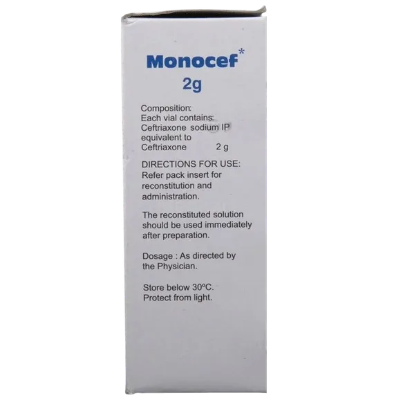 monocef 2 gm injection